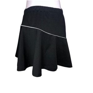Lotto Italian Sport Design Black Tennis Skirt Size Medium